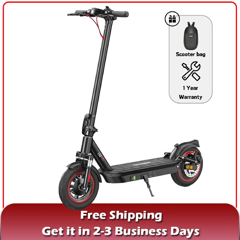 iScooter i10 Commuter Electric Scooter for Adult, 650W, 25MPH