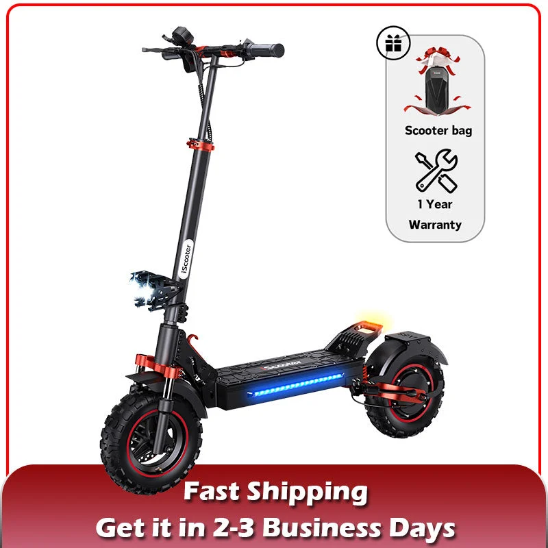 iScooter iX5S 1000W Electric Scooter 11" Off-Road Tires