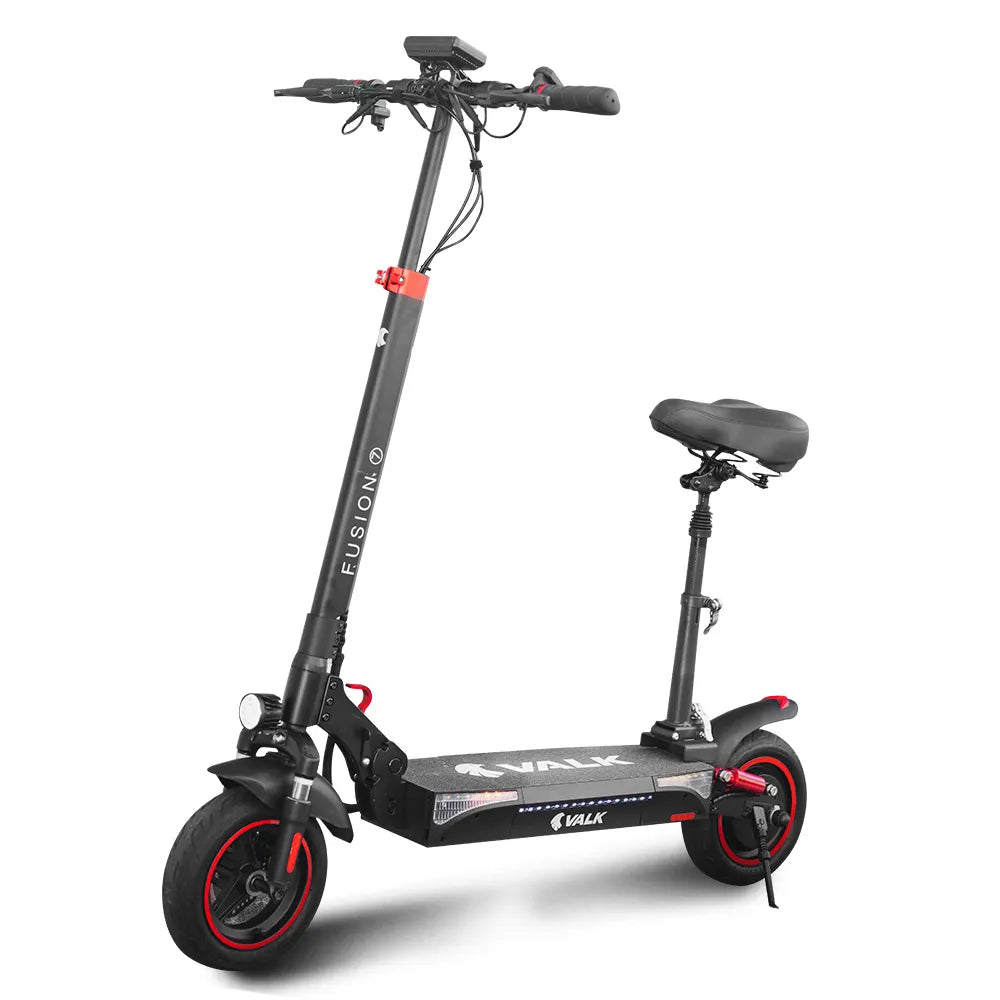 VALK Fusion 7 Electric Scooter 800W 48V 13Ah Battery 50km Range 6 Months Free Service