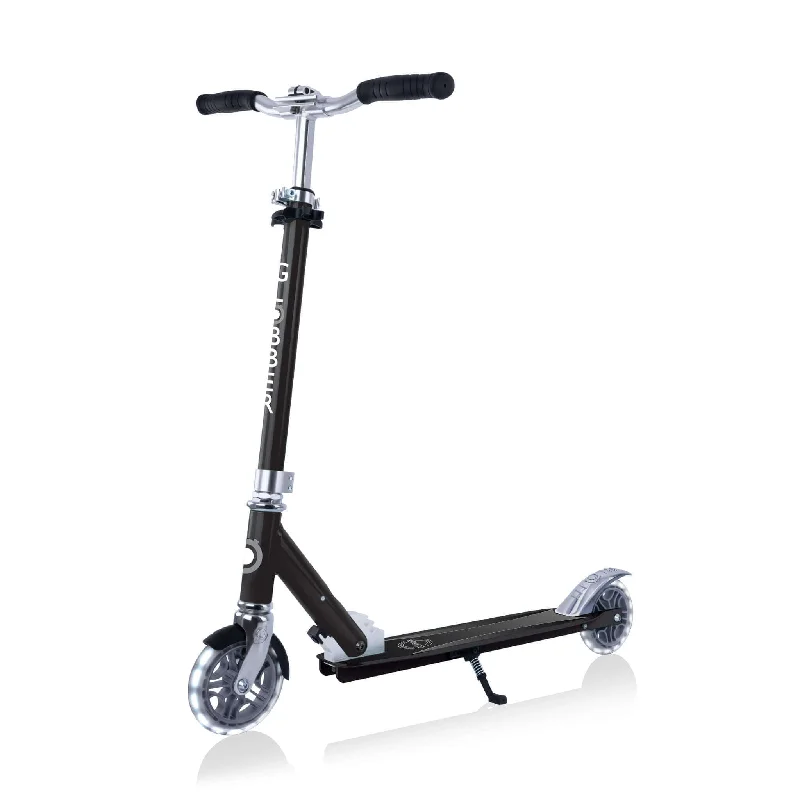 Globber FLOW Element 2-Wheel Scooter with Lights I Black