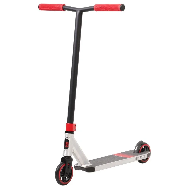 Invert Supreme 2.5-8-13 Stunt Scooter Complete - Raw / Black/ Red