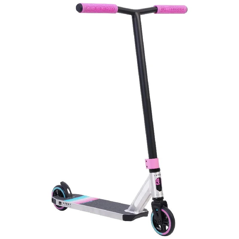 Invert Supreme 2-8-13 Stunt Scooter Complete - Raw / Black / Pink