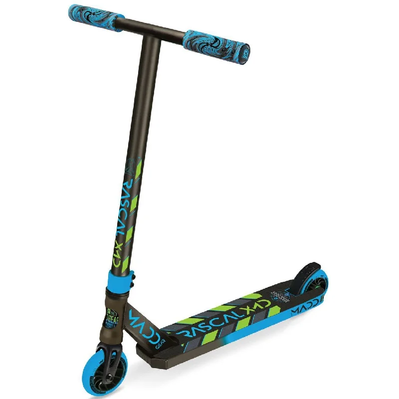 MGP Madd Gear Kick Mini Pro Rascal Complete Stunt Scooter - Blue / Lime