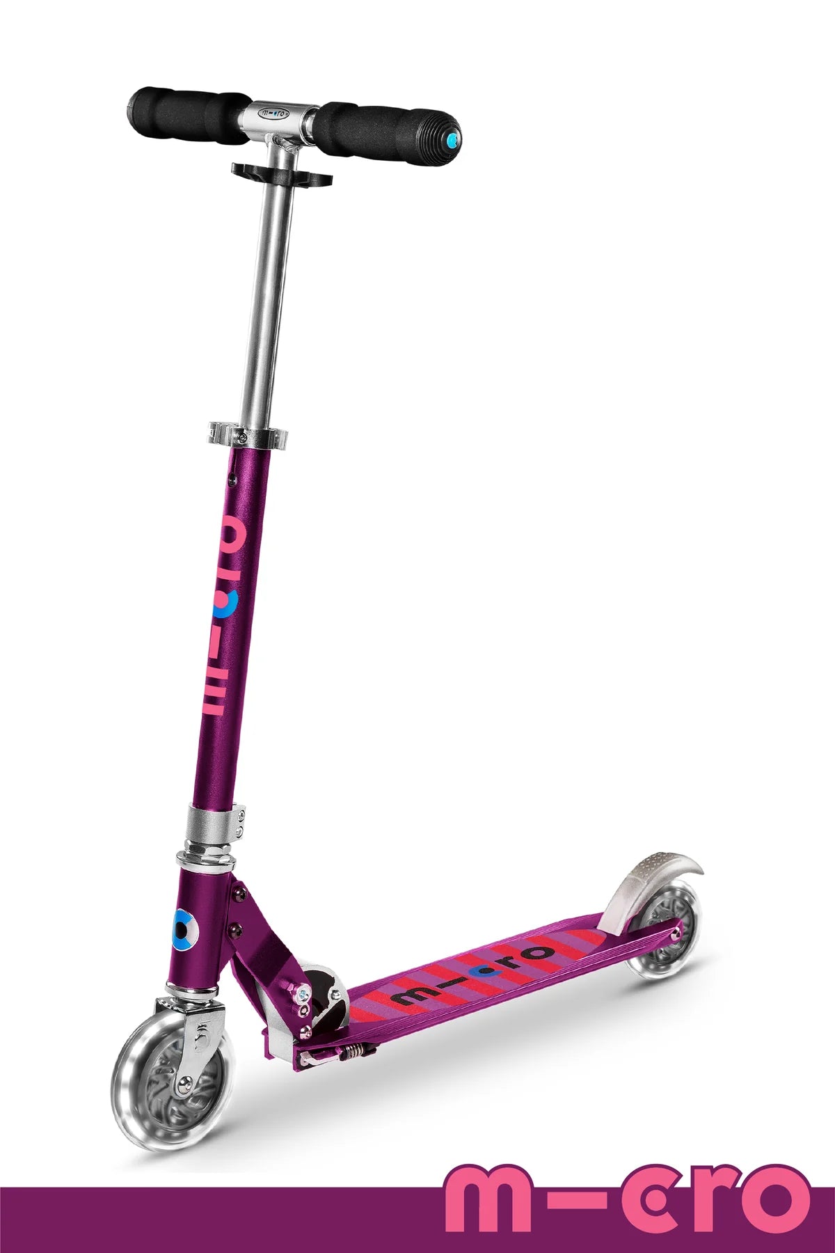 Micro Kick Purple Sprite LED Scooter