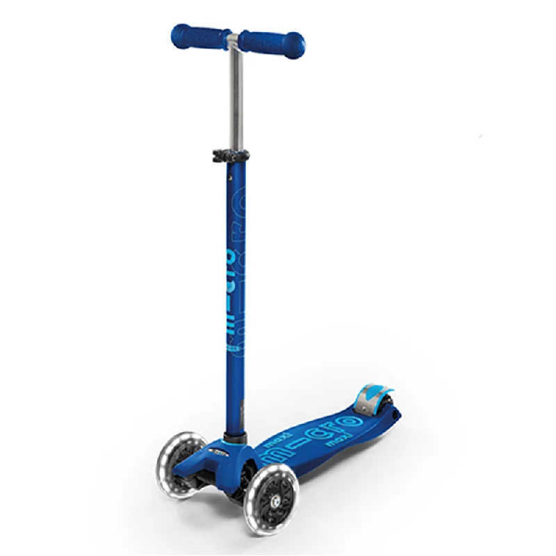 Scooter Maxi Deluxe LED Micro azul marino