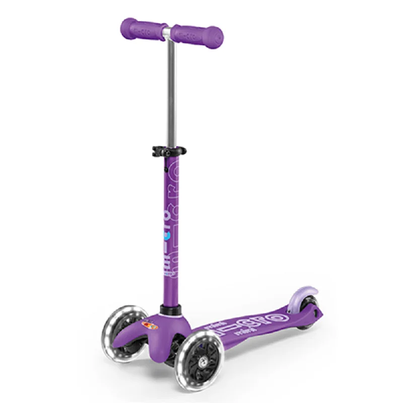 Scooter Mini Deluxe LED Micro morado