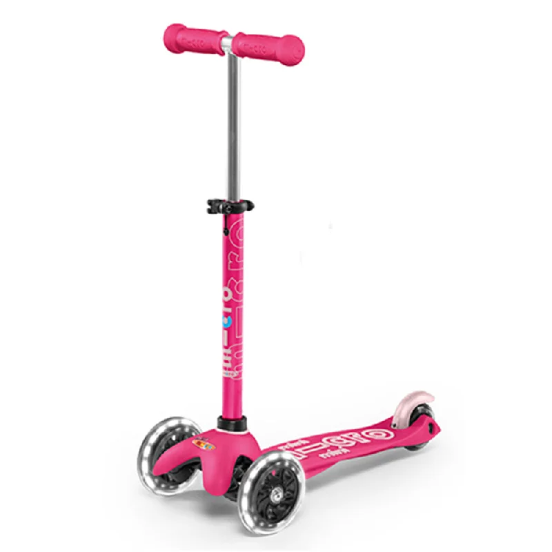 Scooter Mini Deluxe LED Micro rosado