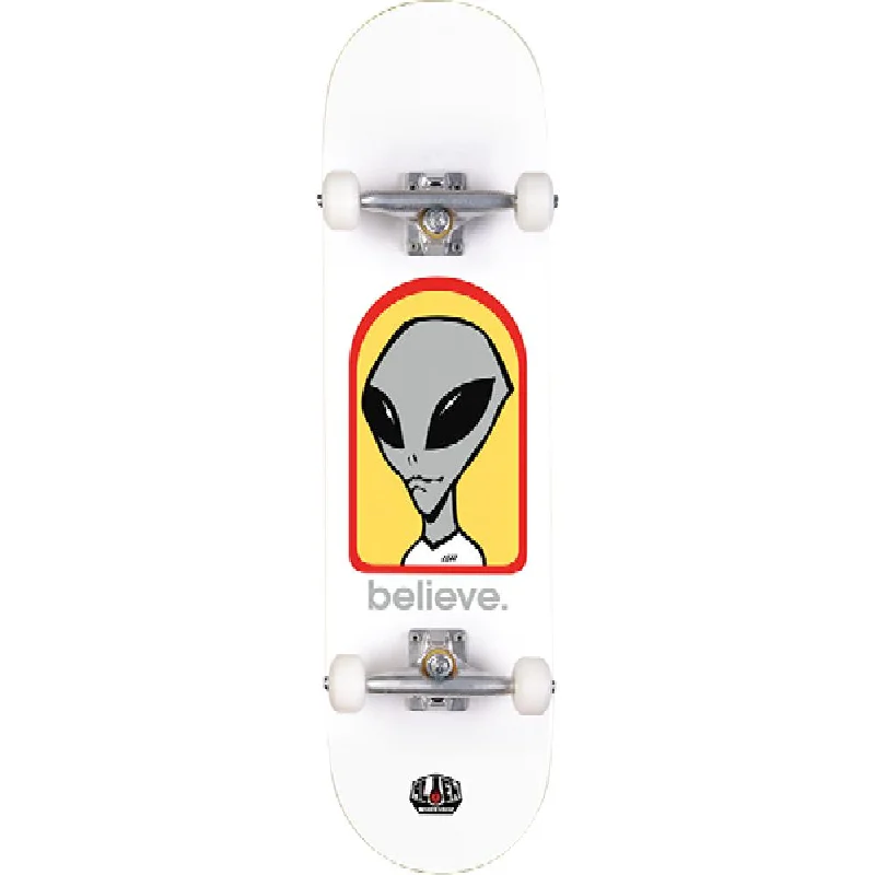 Alien Workshop Believe White 8.0" Skateboard