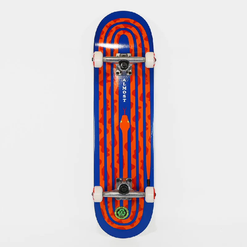 Almost Skateboards - 8.25" Snake First Push Complete Skateboard - Blue / Orange