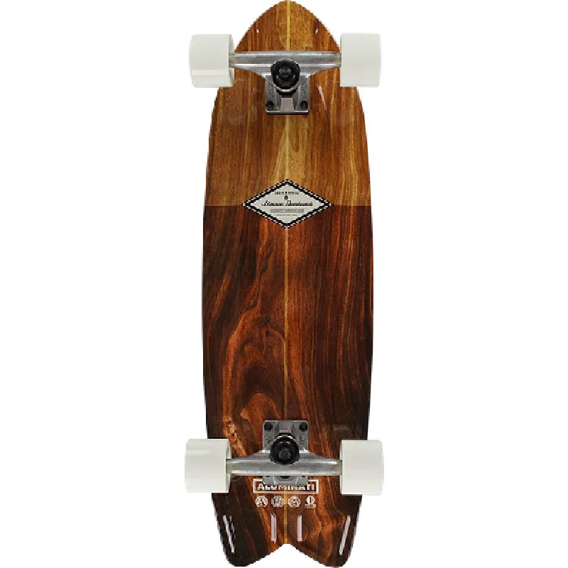 Aluminati Classic Wood Fishtail 28" Cruiser Complete