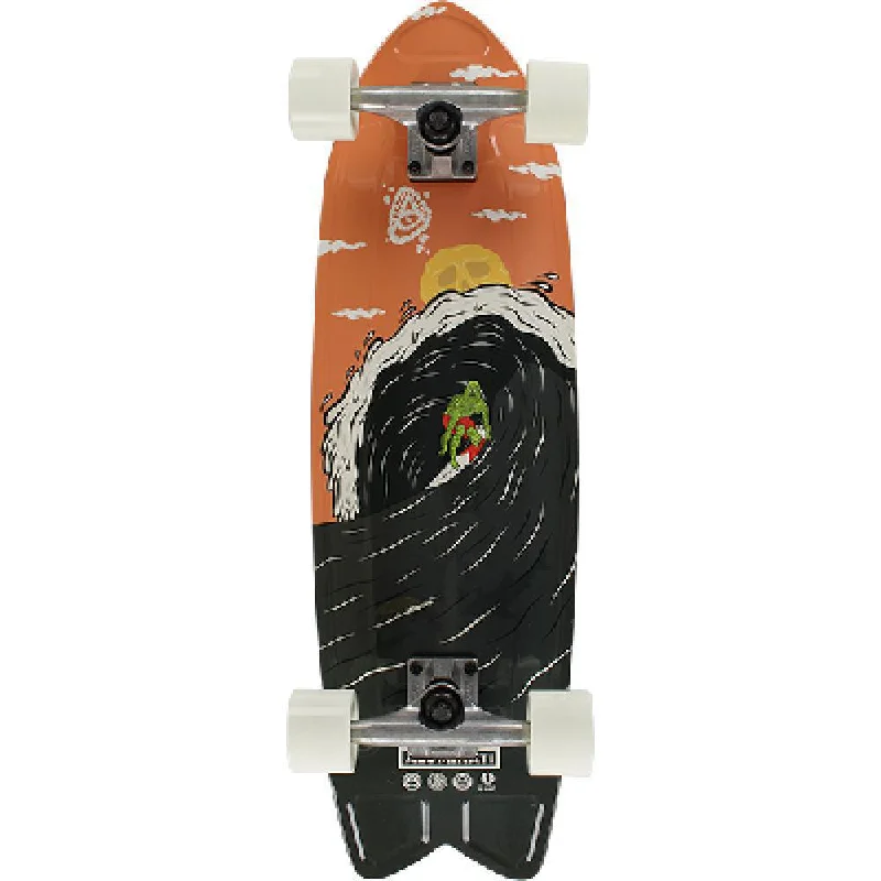 Aluminati Midnight Surf 28" Fishtail Cruiser Longboard