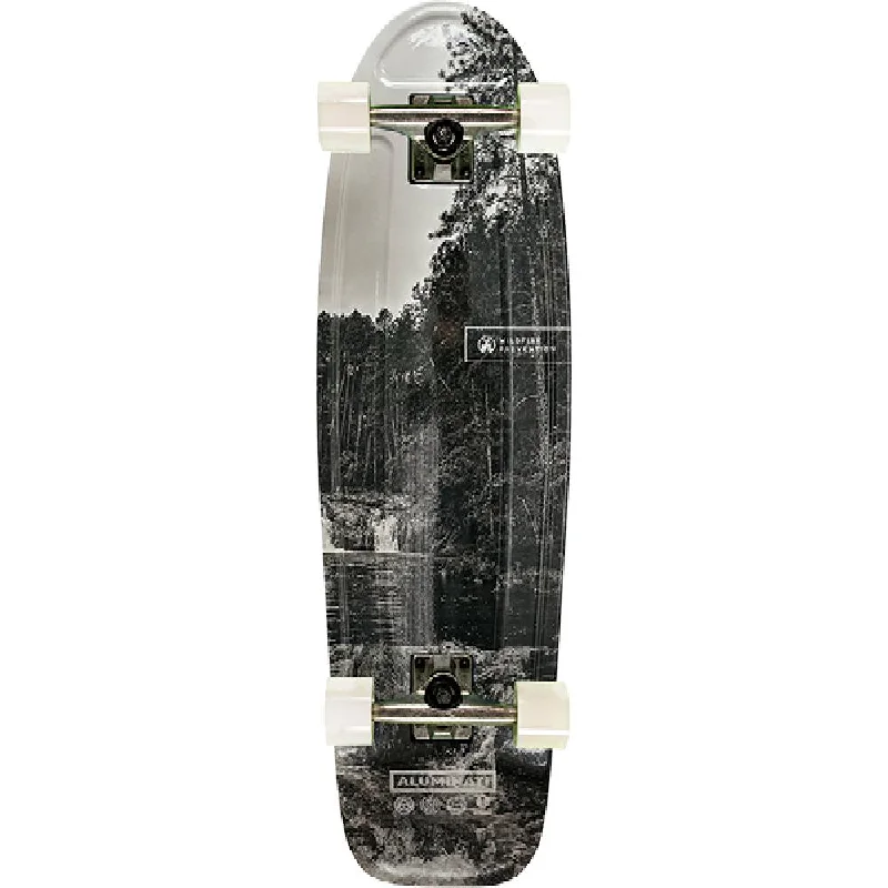 Aluminati Wildfire Jerry Black and White 28" Cruiser Complete