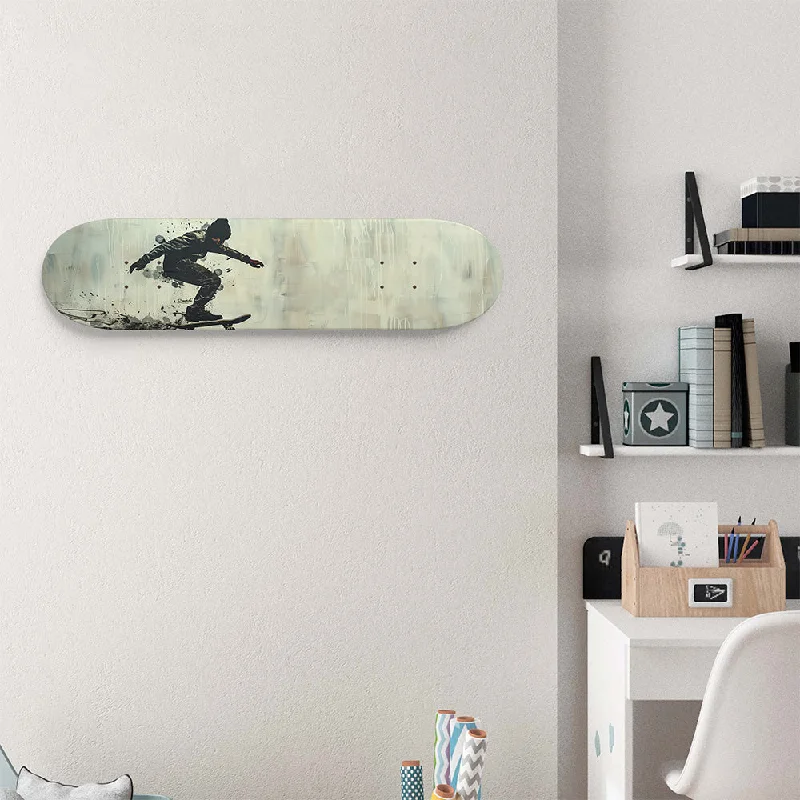 Banksy Inspired Skater Speed- 7.25" Skateboard or Wall Art