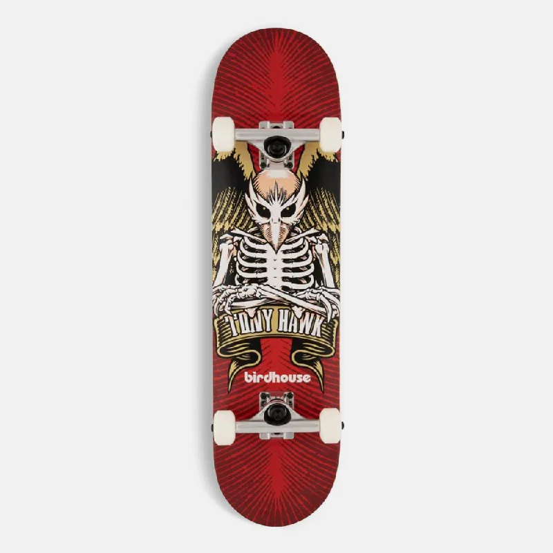 Birdhouse Skateboards - 8.0" Hawk Icon Complete Skateboard - Red