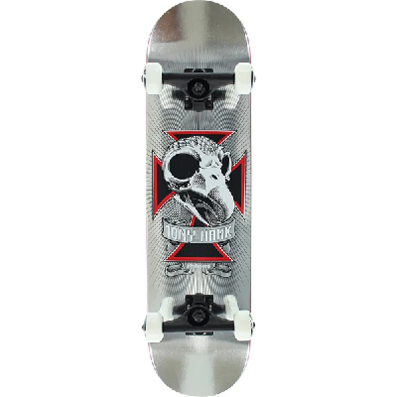 Birdhouse Tony Hawk Skull 2 Chrome Foil 7.75" Skateboard