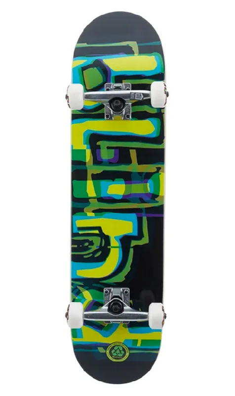 Blind Logo Glitch Skateboard Green/Yellow 7.875in