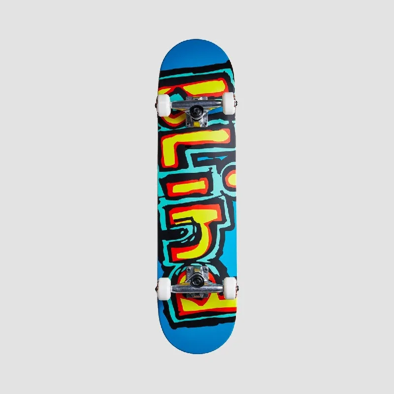 Blind Matte OG Logo FP Skateboard Bright Red/Teal - 7.75"