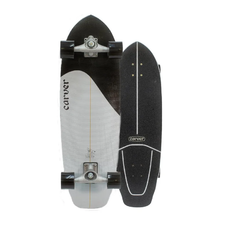 Carver - 32.5‘’ Black Tip Surfskate Complete CX (V4)