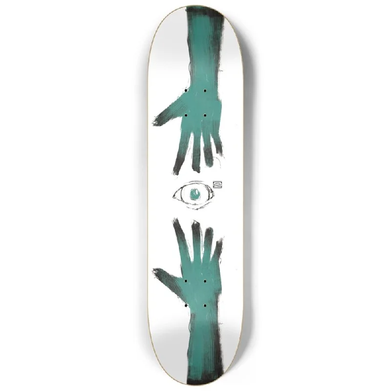 Catch The Eye Green Custom 8.25" Skateboard or Wall Art