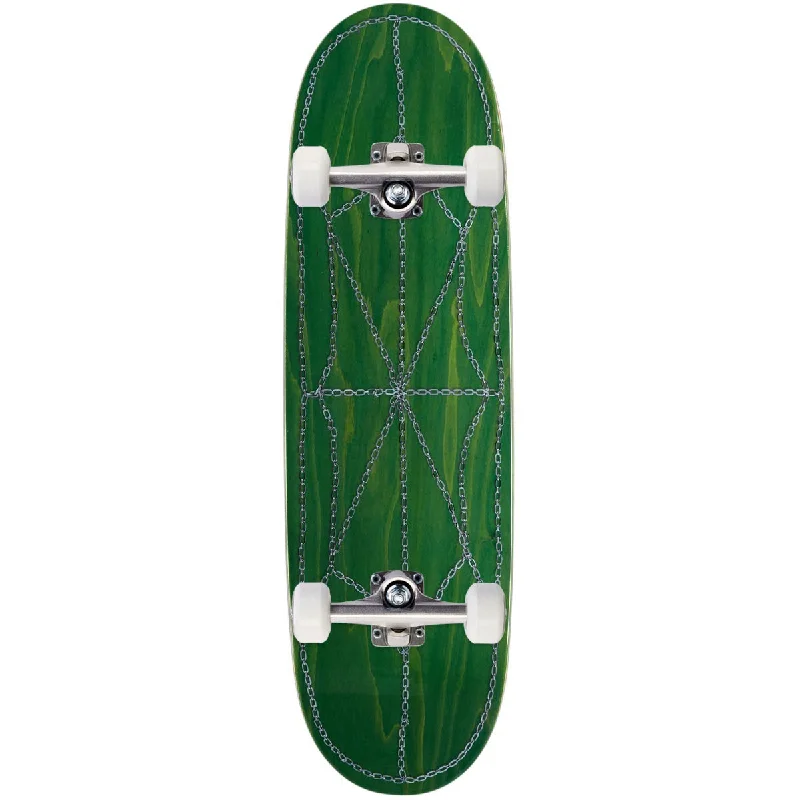 CCS Chain Web Egg1 Shaped Skateboard Complete - Green - 9.00"