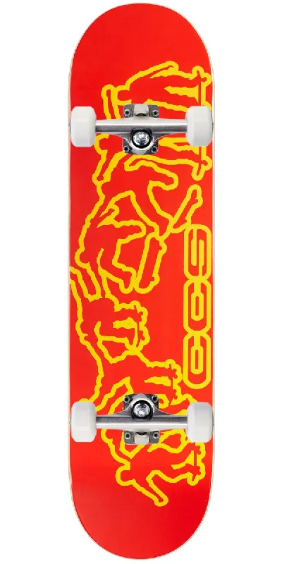 CCS Kickflip 2000 Skateboard Complete - Red - 8.25"