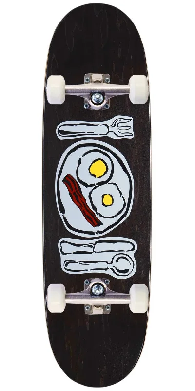 CCS Over Easy Egg1 Shaped Skateboard Complete - Black - 9.00"