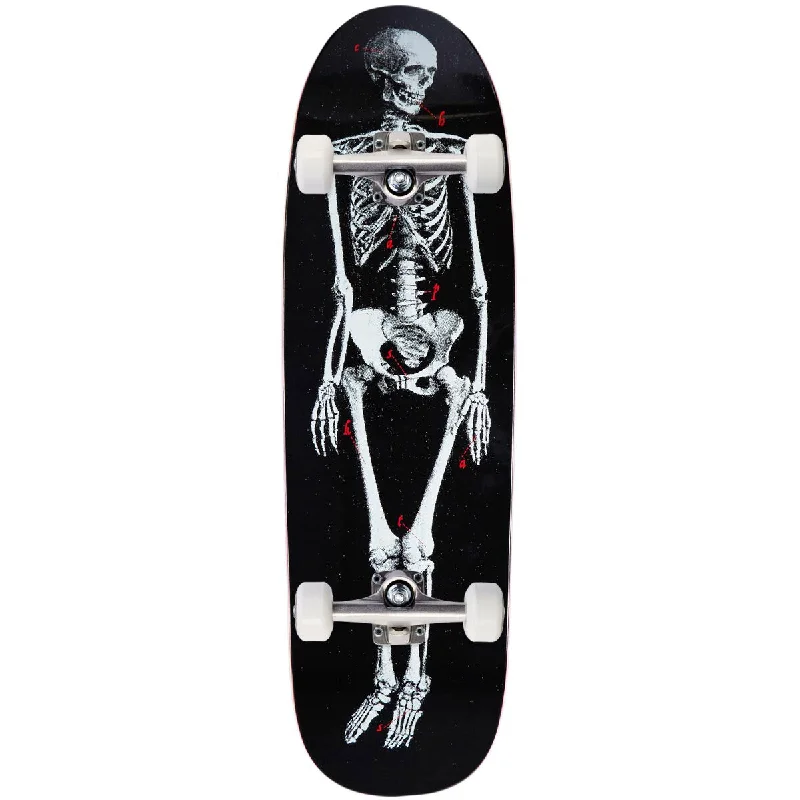 CCS Skeleton Shp1 Shaped Skateboard Complete - Black