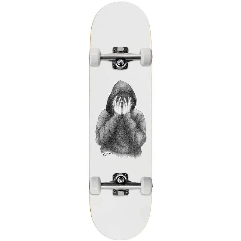 CCS Smile on The Surface Skateboard Complete - White