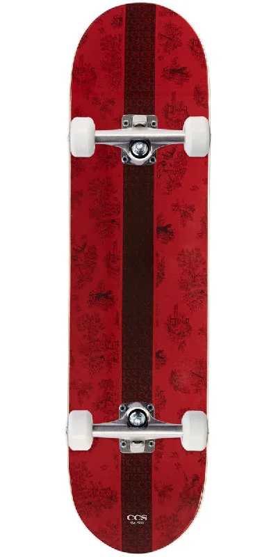 CCS Toile Skateboard Complete - Oxblood