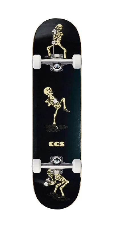 CCS Vine Skeleton Mini Skateboard Complete - Black