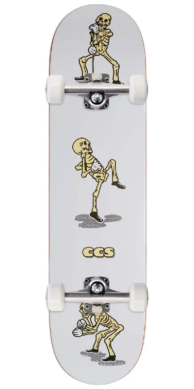 CCS Vine Skeleton Skateboard Complete - White