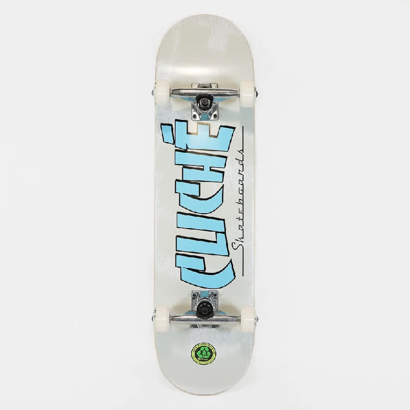 Cliche - 8.0" Banco First Push Complete Skateboard - Blue / White