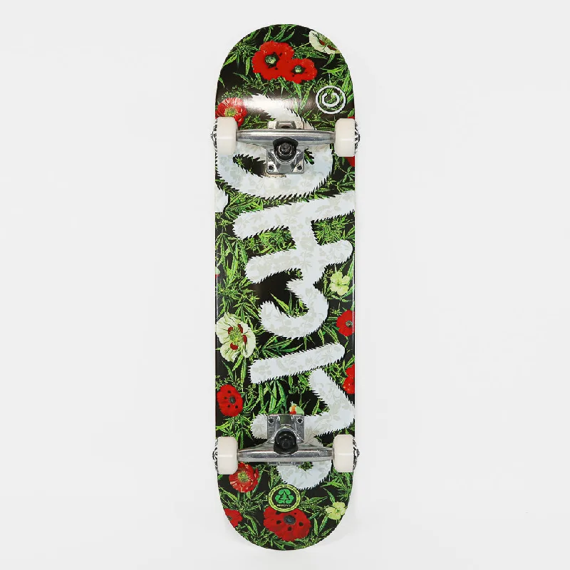 Cliche - 8.125" Botanical First Push Complete Skateboard - Charcoal