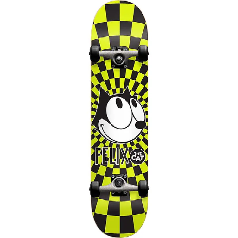 Darkstar Felix the Cat Radiate Black/Yellow 7.375" Skateboard