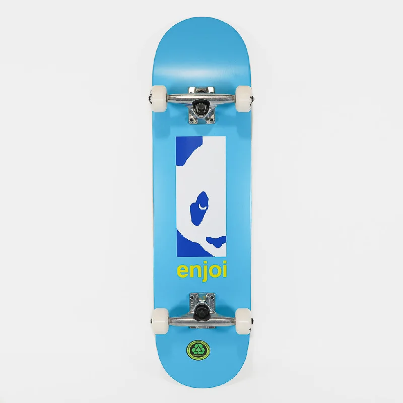 Enjoi Skateboards - 8.125” Box Panda First Push Complete Skateboard - Blue