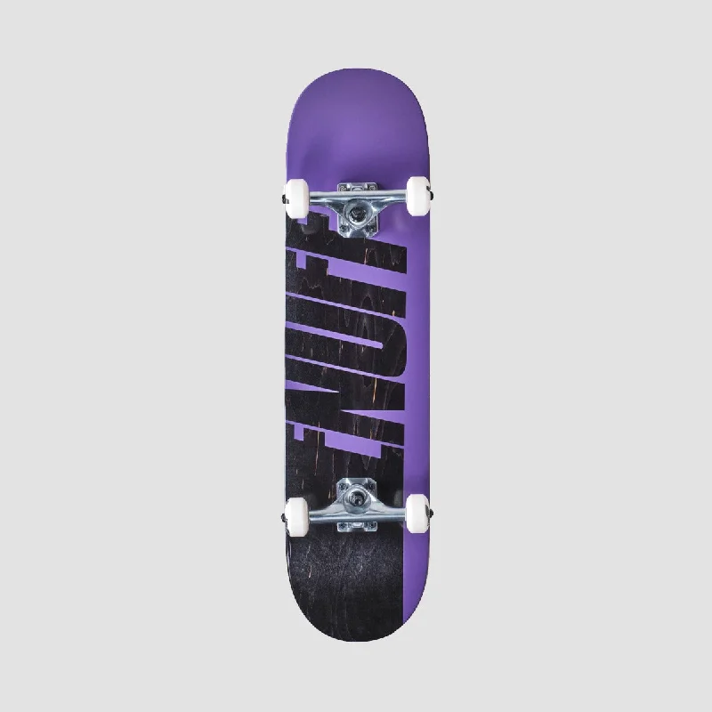 Enuff Half Stain Skateboard Purple - 8"