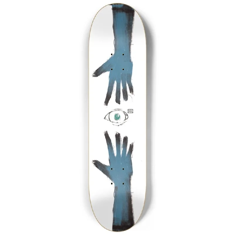 Catch The Eye Blue Custom 8.25" Skateboard or Wall Art