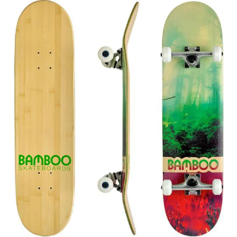 Forest Disaster Graphic Bamboo Skateboard