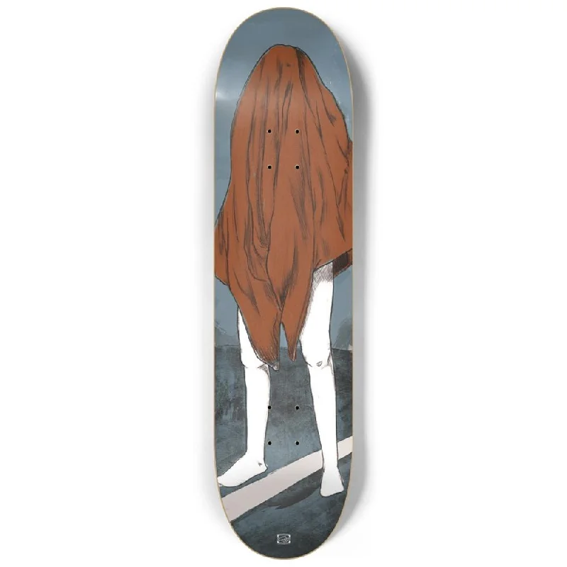 The Ghost Brown Custom 8.25" Skateboard or Wall Art