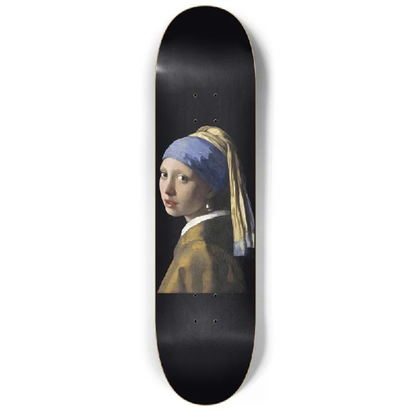 Girl with Pearl Earring by Vermeer 7.25" Skateboard or Wall Art