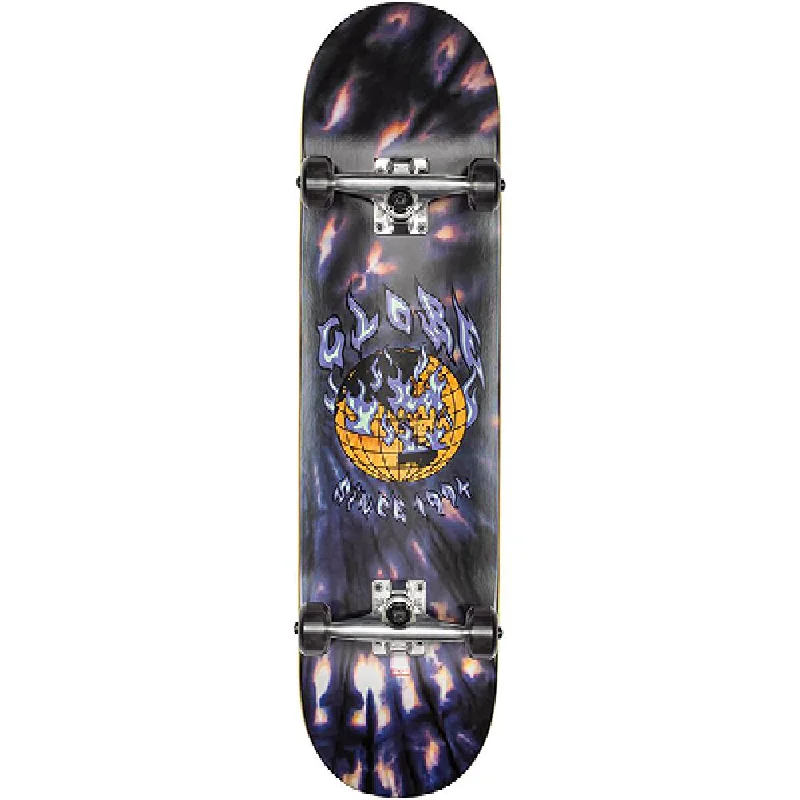 Globe Ablaze Black Dye 8.0" Complete Skateboard