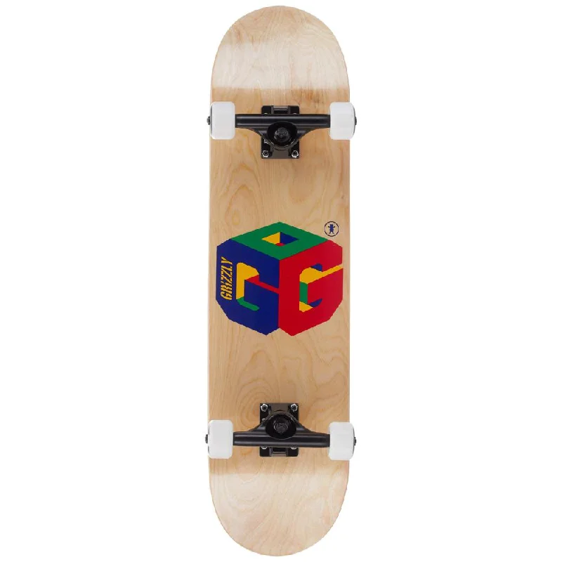 Grizzly G64 Natural 8.0" Complete Skateboard