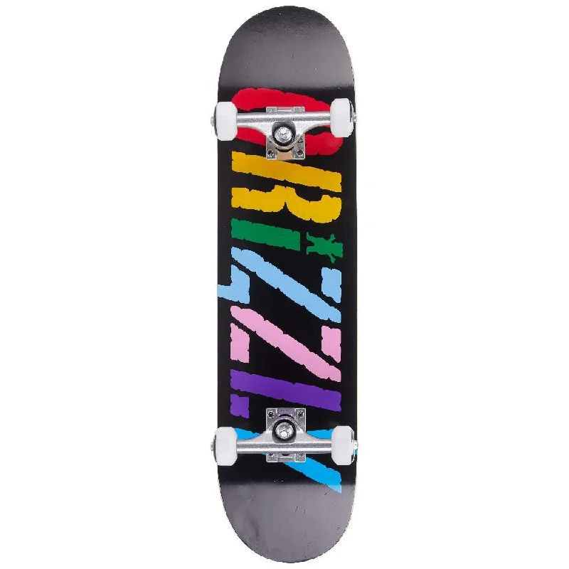 Grizzly Incite Black 7.5" Complete Skateboard