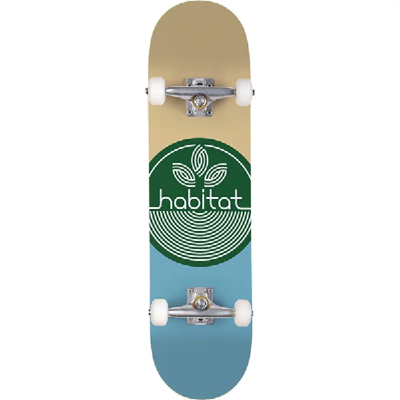 Habitat Leaf Dot Green 7.75" Complete Skateboard