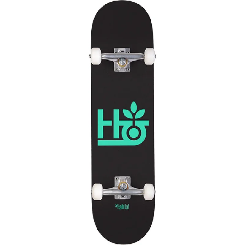 Habitat Pod Black/Teal 8.0" Complete Skateboard