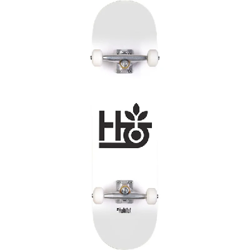 Habitat Pod in White 8.0" Complete Skateboard