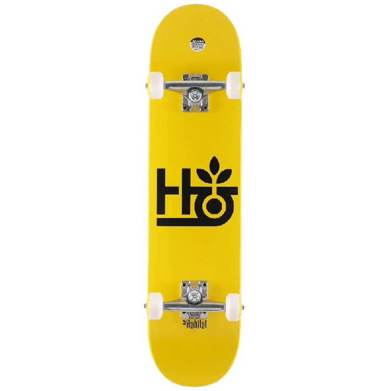 Habitat Pod Yellow 7.5" Complete Skateboard