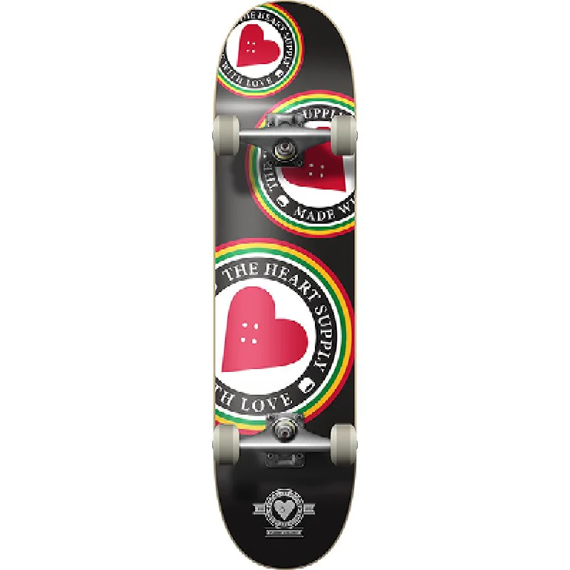 Heart Supply Orbit Logo Black 8.0" Skateboard