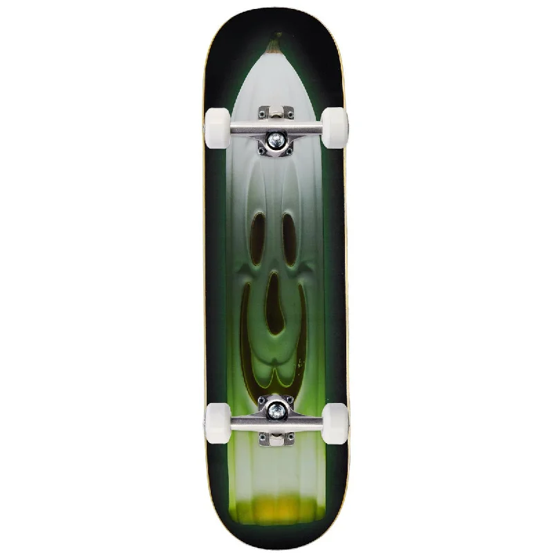 HSS Glow Mold Skateboard Complete - White/Multi - 8.25"