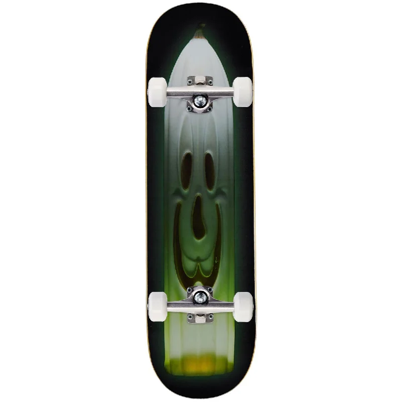 HSS Glow Mold Skateboard Complete - White/Multi - 8.75"